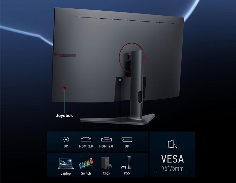 KOORUI GA01 31.5 inch QHD 2K 170Hz 1MS VA GAMING MONITOR KOORUI GA01 31.5 inch QHD 2K 170Hz 1MS VA GAMING MONITOR
